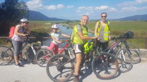 Kolesarska akcija v okviru čistilne akcije 1